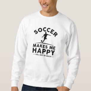 Sudadera El fútbol me hace feliz