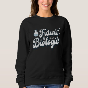 Sudadera El futuro biólogo que importa la ciencia está orgu