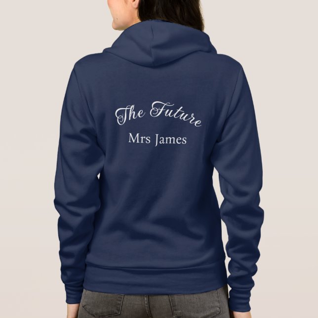 Sudadera El futuro de las mujeres Sra. Hoodie (Reverso)