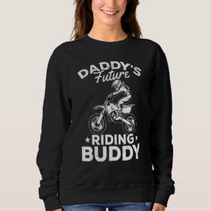 Sudadera El futuro de los niños de papá montando motocross
