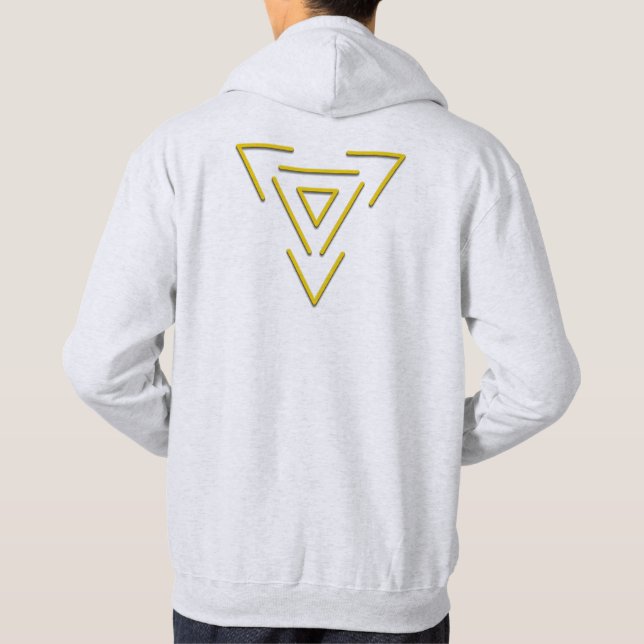 Sudadera El futuro de los sudaderos capuchados básicos es m (Reverso)