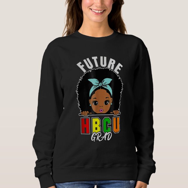 Sudadera El futuro del negro creador de la historia orgullo (Anverso)