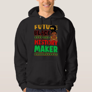 Sudadera El futuro del negro creador de la historia orgullo
