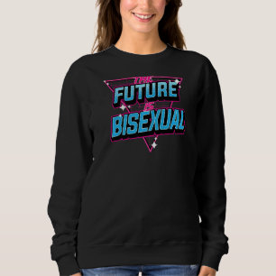 Sudadera El futuro es retro bisexual futurista de los años 