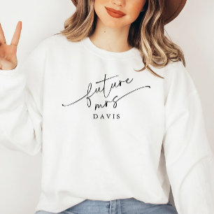 Sudadera El futuro personalizado del guión moderno Sra. Swe