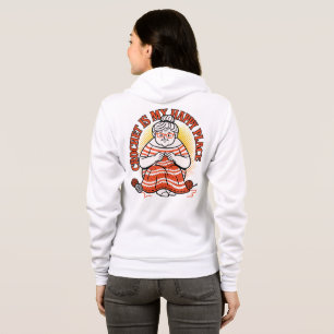Sudadera El Ganchillo Es Mi Lugar Feliz – Abuela Alegre