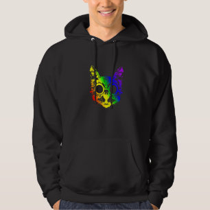 Sudadera El Gato Ama El Orgullo Arcoiris Gay Y El Orgullo L