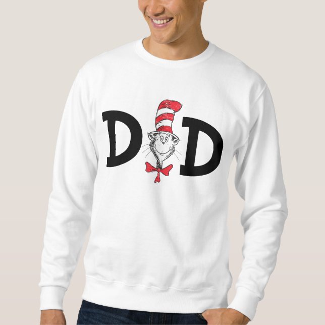 Sudadera El gato del Dr. Seuss en el papá Gorra (Anverso)