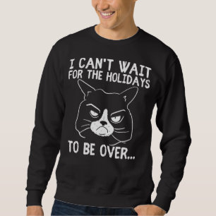 Sudadera El gato es malhumorado Navidades Morni