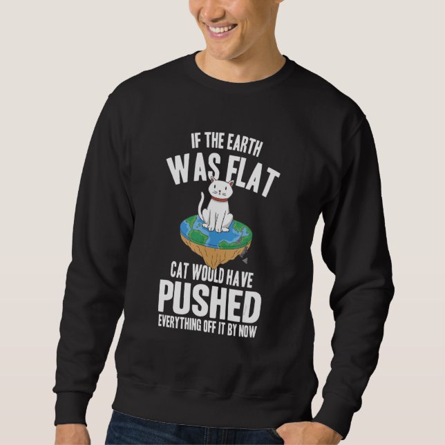 Sudadera El Gato Hubiera Empujado Todo (Anverso)