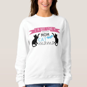 Sudadera El gato lindo mamá arte de palabras
