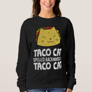 Sudadera El gato Taco Spelado Hacia Atrás Es El Gato Taco
