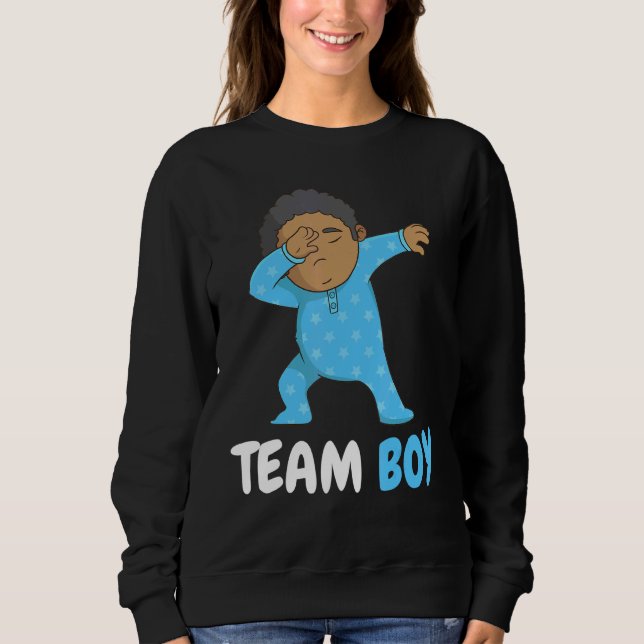 Sudadera El género de Team Boy revela a los hombres mujeres (Anverso)