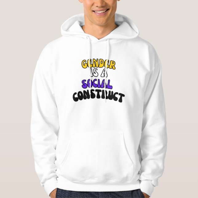 Sudadera El género es una construcción social (Anverso)