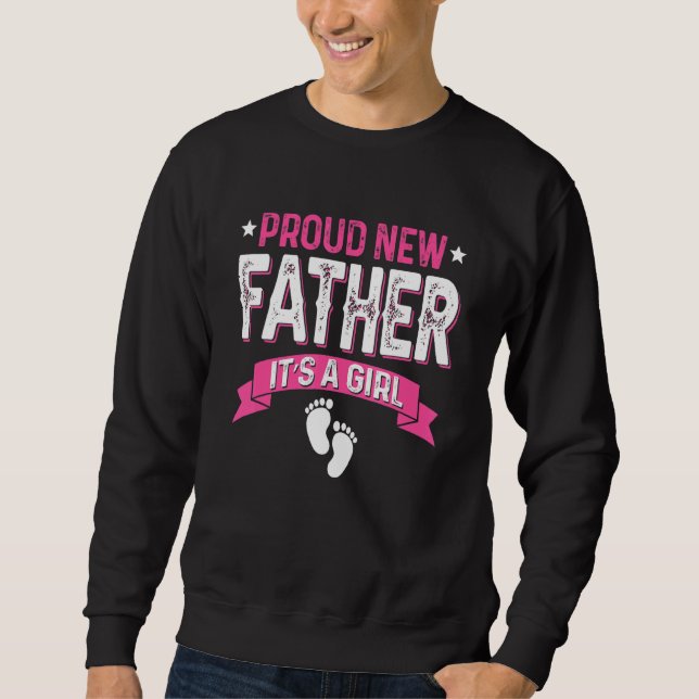 Sudadera El género familiar revela el orgullo de un nuevo p (Anverso)