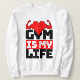 Sudadera El gimnasio es mi vida