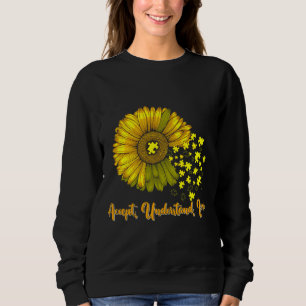 Sudadera El girasol acepta entender el amor la conciencia d