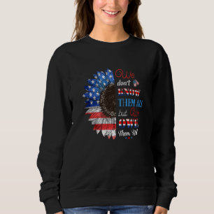 Sudadera El girasol estadounidense no los conoce a todos, p