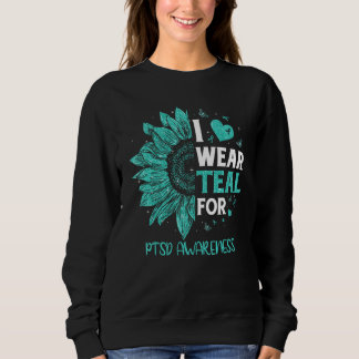 Sudadera El Girasol I Usa Cinta Verde azulada Para Concienc