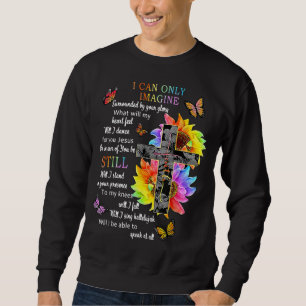 Sudadera El girasol Jesús cruza la mariposa que puedo imagi