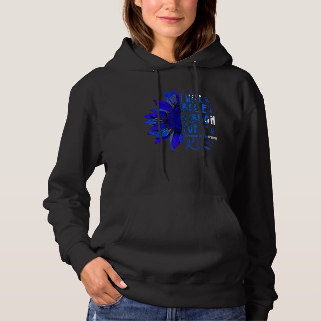 Sudadera El Girasol Que Usé Es Cinta Azul Para Artrogryposi (Anverso)