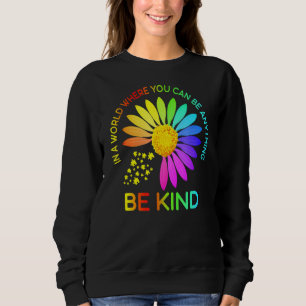 Sudadera El Girasol Sea Kind Puzzle Apoya La Conciencia Del