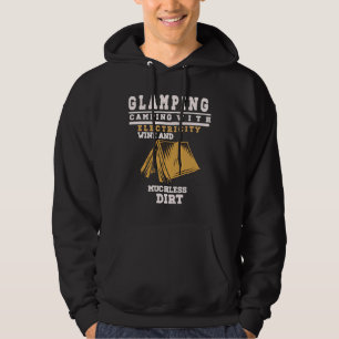 Sudadera El Glamour Está Acampando Con Vino Eléctrico Y Muc