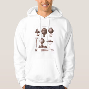 Sudadera El globo histórico del aire caliente diseña imag