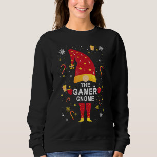 Sudadera El Gnome Gamer Navidad Cuadros Familia Divertida C