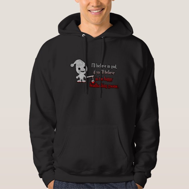 Sudadera El gnomo feliz de Headbashing (Anverso)