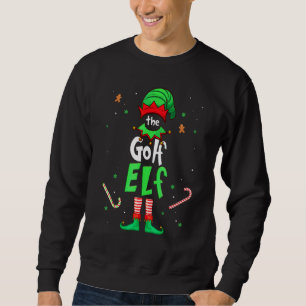 Sudadera El Golf Elf Xmas Coincidente Navidad Para Familia