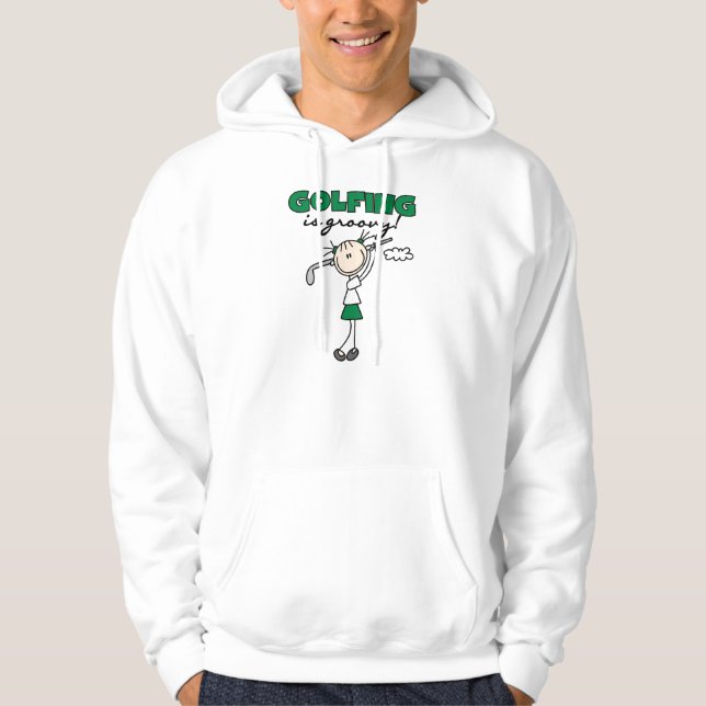 Sudadera El golf es genial (Anverso)