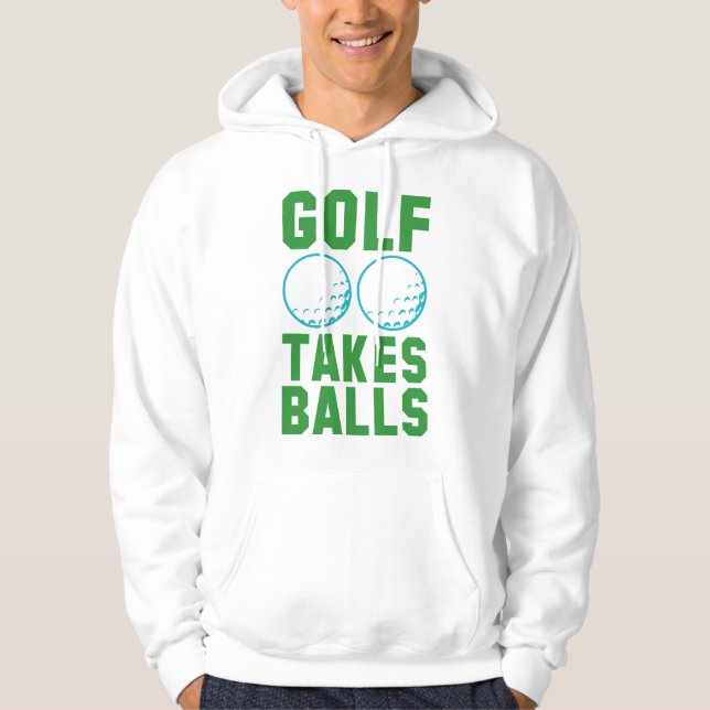 Sudadera El golf toma pelotas (Anverso)