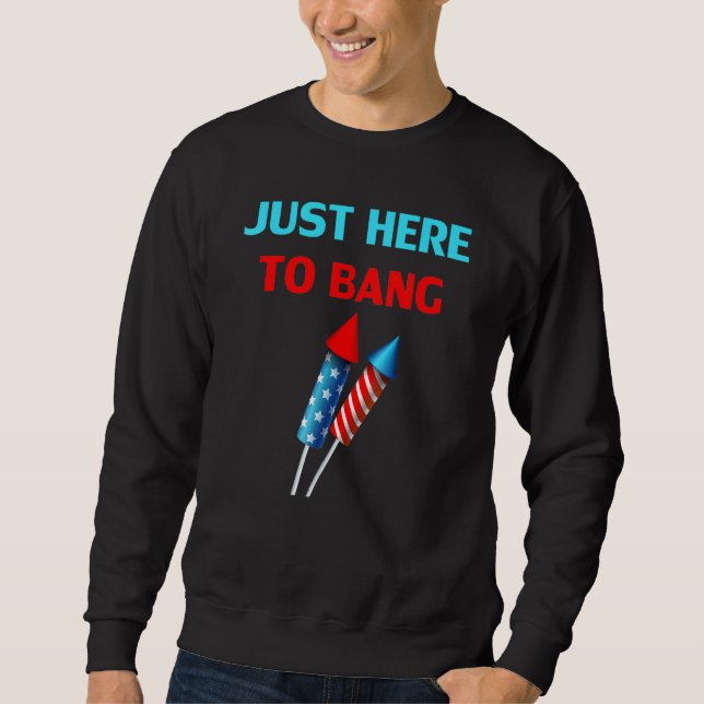 Sudadera El Gracioso 4 De Julio De 2014 Estoy Acá Para Ser (Anverso)