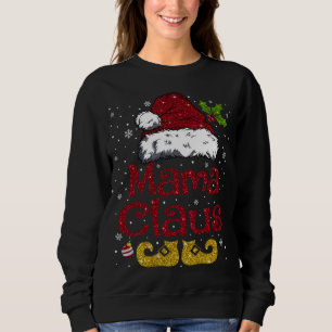 Sudadera El gracioso Mamá Claus coincide con los Navidades 