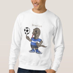 Sudadera El gracioso personalizado de fútbol del dragón Kom