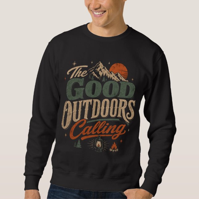 Sudadera El gran aire libre llama  (Anverso)