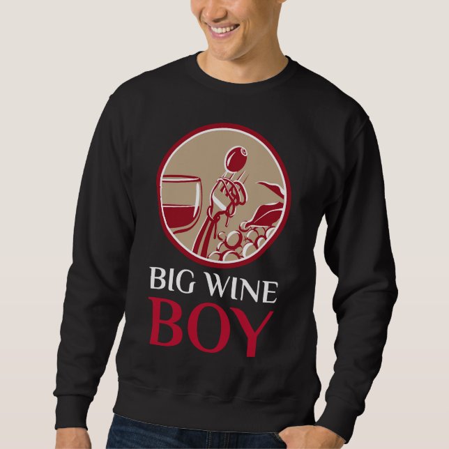 Sudadera El gran chico del vino (Anverso)
