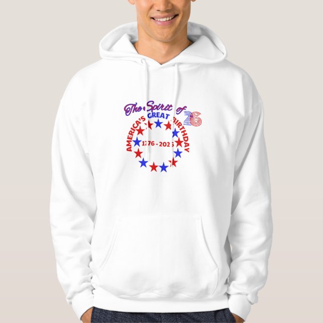 SUDADERA EL GRAN CUMPLEAÑOS DE LOS ESTADOS UNIDOS (Anverso)