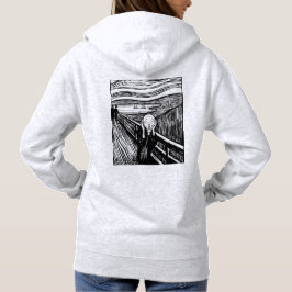 Sudadera El Grito de Edvard Munch – Arte de Línea Negra