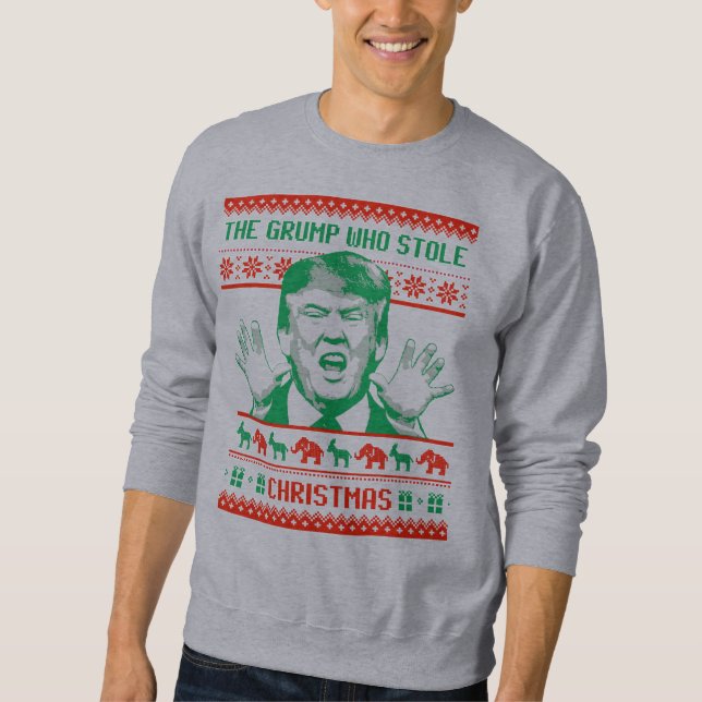 Sudadera El grump que robó el navidad - Anti-Triunfo (Anverso)