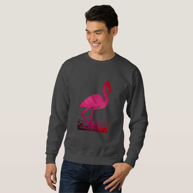 Sudadera El guardián del flamingo (Anverso completo)