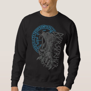 Sudadera El guerrero del oso berserker Odin administra la b