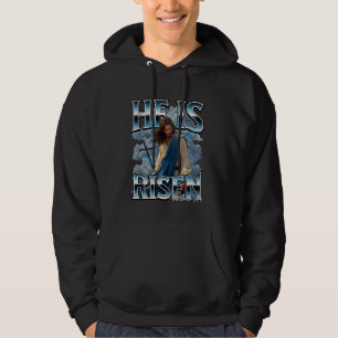 Sudadera Él ha resucitado Camiseta Jesús 90s Vintage Pascua
