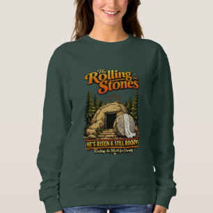 Sudadera Él ha resucitado Fe Inspirada en Roca Estilo Crist