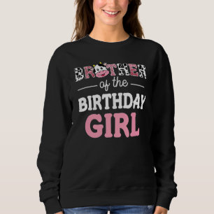 Sudadera El Hermano De La Chica De Cumpleaños Cow Papi Papa