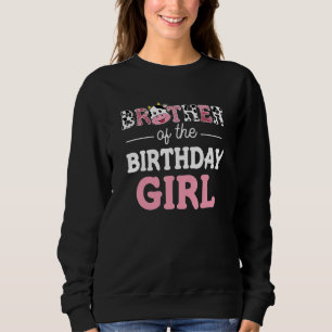 Sudadera El Hermano De La Chica De Cumpleaños Cow Papi Papa