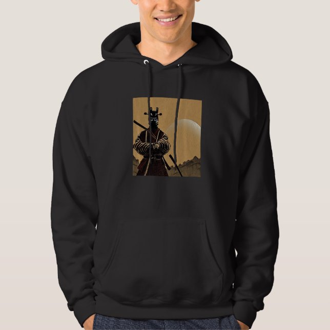 Sudadera El Hermoso Samurai Envuelto En Su Espada Armora En (Anverso)