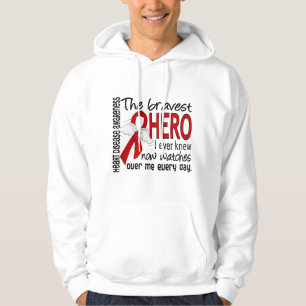 Sudadera El héroe más valiente sabía nunca enfermedad