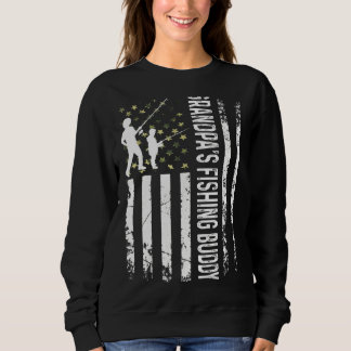 Sudadera El hijo del padre pescador del abuelo de la joven 